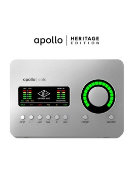 Universal Audio Apollo Solo Heritage Edition Thunderbolt 3 Audio Interface with UAD DSP
